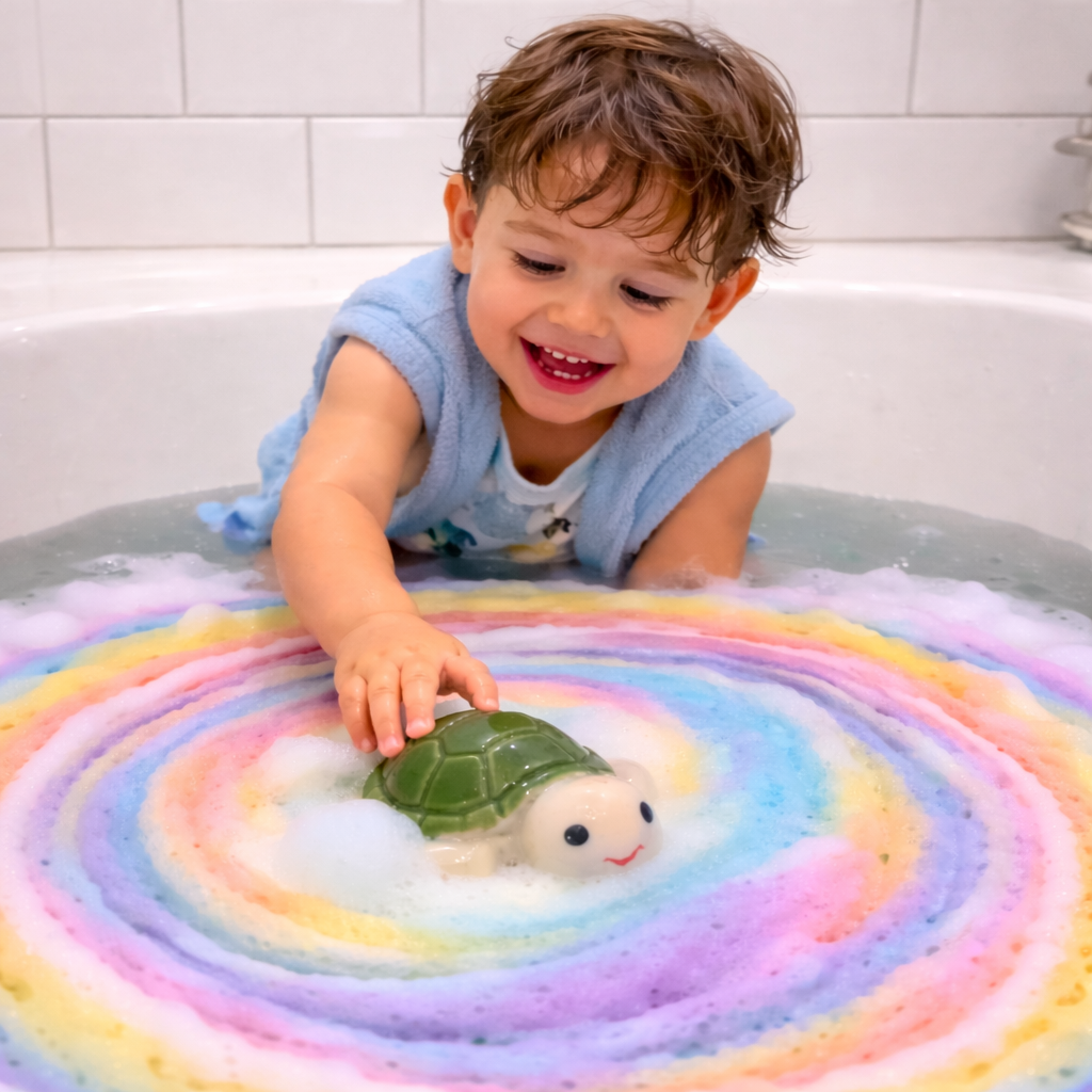 BathBoom™-הכדור שיתן סוף למלחמות והבכי באמבטיה