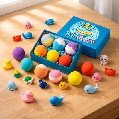 BathBoom™-הכדור שיתן סוף למלחמות והבכי באמבטיה