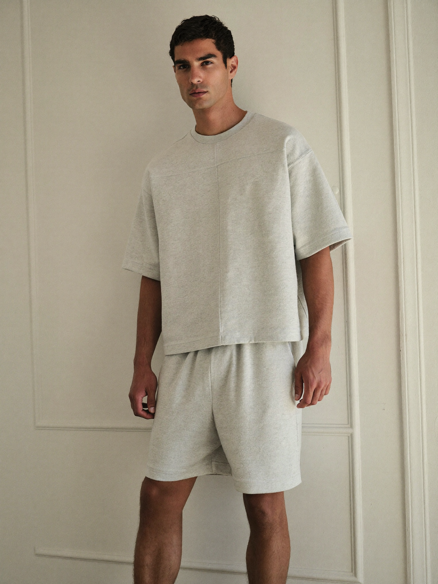 The Short Set - grey - Maison Blanc