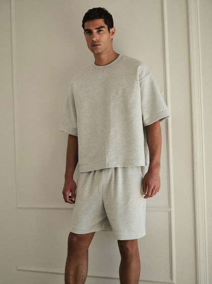The Short Set - grey - Maison Blanc