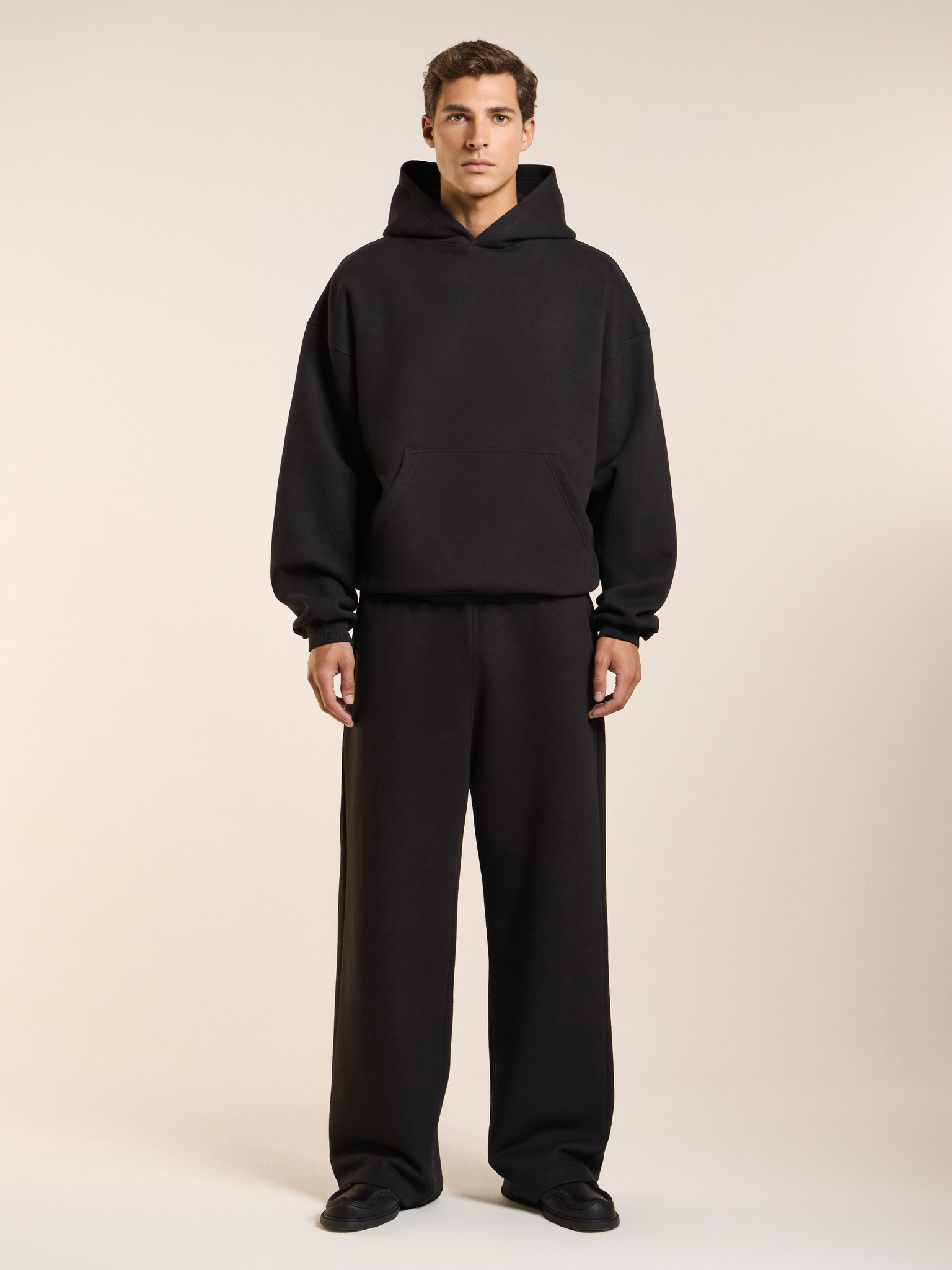 The Long Set - black - Maison Blanc